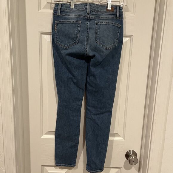 Women's Paige Size 26 Verdugo Ankle Skinny Jeans Stretch Low Rise - Picture 3 of 9